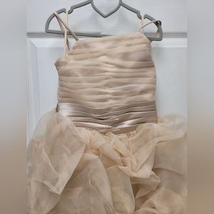 Champagne flower girl dress size 7/8
